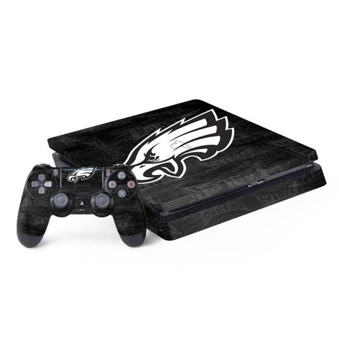 NFL Philadelphia Eagles Black & White PS4 Slim Bundle Skin